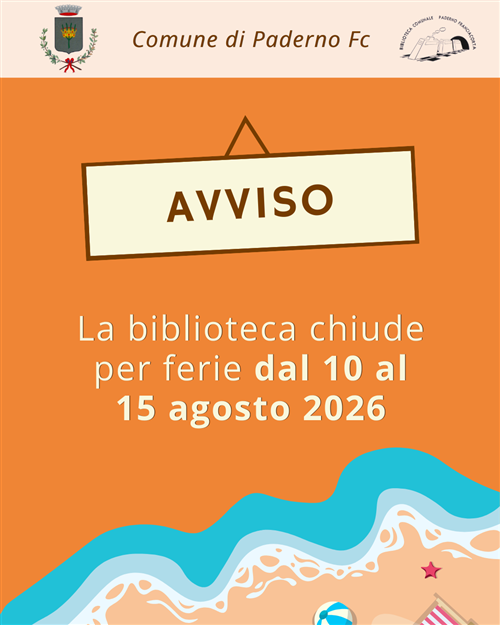 Chiusura Estiva Biblioteca